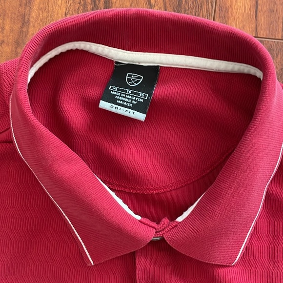 Vintage Nike PGA CHAMPIONSHIPS Red Collared Tee SzXL - Picture 2 of 10